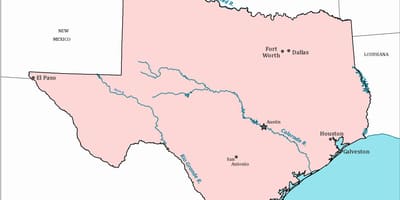 Austin, texas á korti